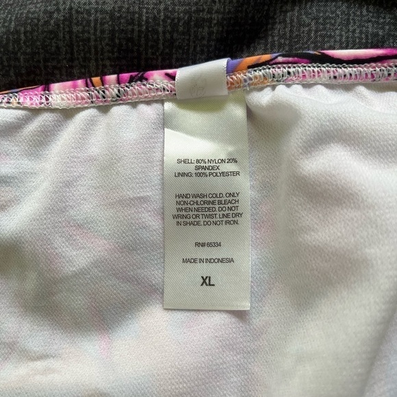 Salt + Cove Hawaii printed hipster bikini bottom lilac multicolor lining WomenXL - Picture 11 of 11